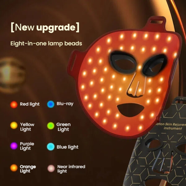 2024 New Led Beauty Therapy Mask,8-1 Colors LED Facial Skin Care - Image 4