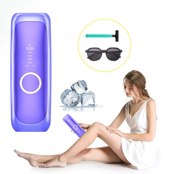 Laser Hair Removal,15J Ipl Hair Removal Device with Sapphire lens,Ice Cooling No pain - Image 2