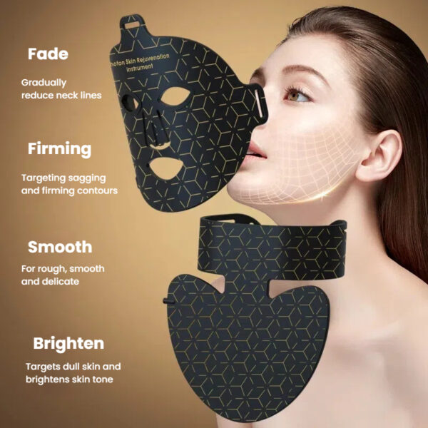 Led Light Therapy Face&Neck Mask For Facial Shik Care - Image 2